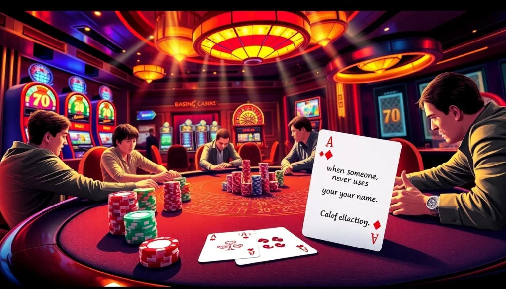 Experience the thrill of a blackjack table where when someone never uses your name adds a curious twist to the game.