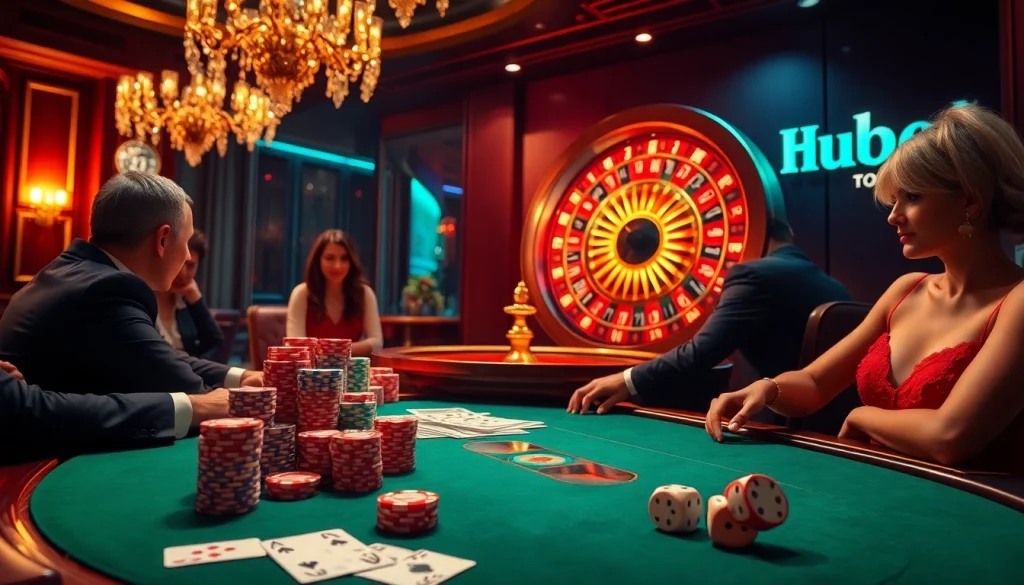 Win big at Hubet with thrilling poker action and vibrant casino ambiance.